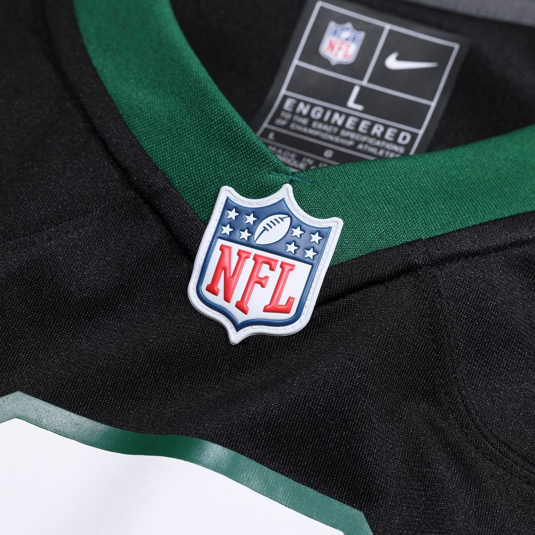 Men's Nike New York Jets David Bailey Legacy Black Alternate Game Player NFL Jersey