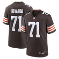 Men's Nike Cleveland Browns Tytus Howard Brown Team Game NFL Jersey