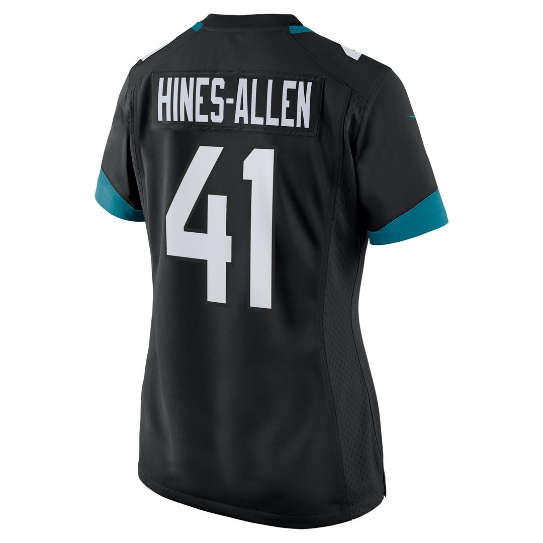 Women's Nike Jacksonville Jaguars Josh Hines-Allen Teal Player Game NFL Jersey