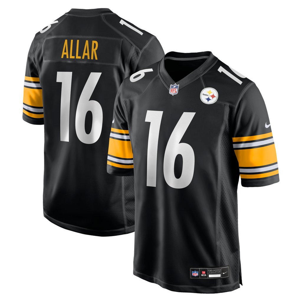 Men's Nike Pittsburgh Steelers Drew Allar Black Game NFL Jersey