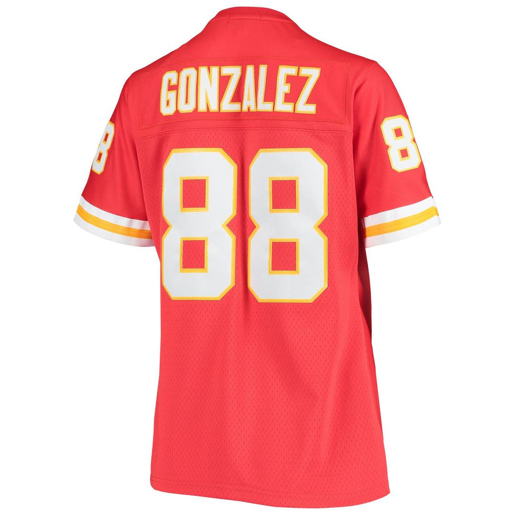 Women's Mitchell & Ness Kansas City Chiefs Tony Gonzalez Red Legacy Replica Team NFL Jersey
