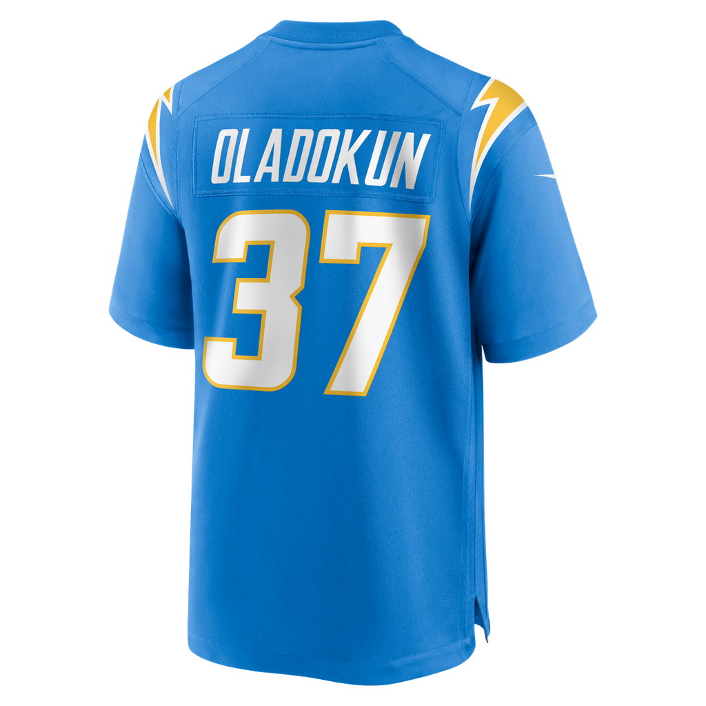 Men's Nike Los Angeles Chargers Jordan Oladokun Powder Blue Team Game NFL Jersey