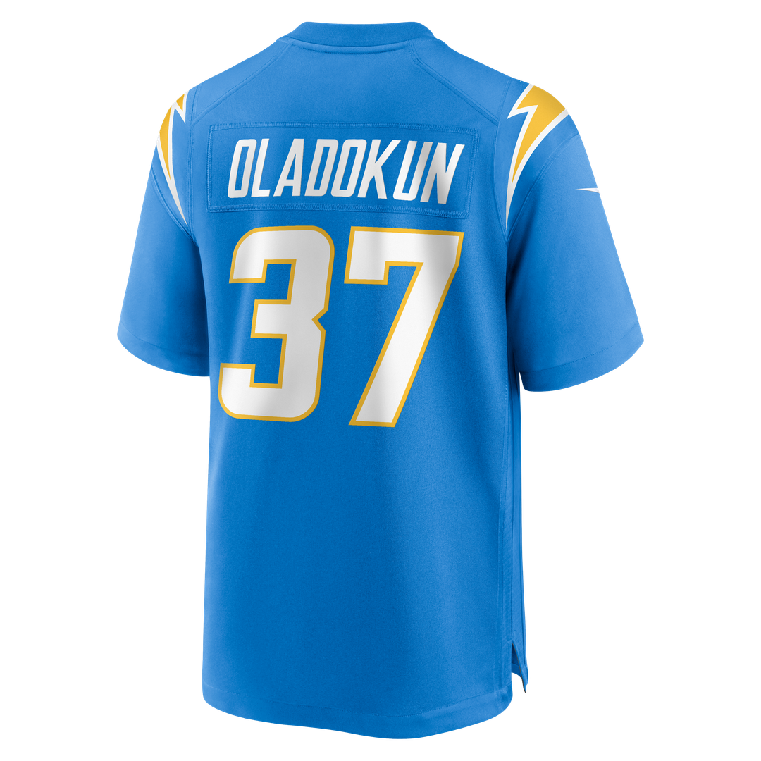 Men's Nike Los Angeles Chargers Jordan Oladokun Powder Blue Team Game NFL Jersey