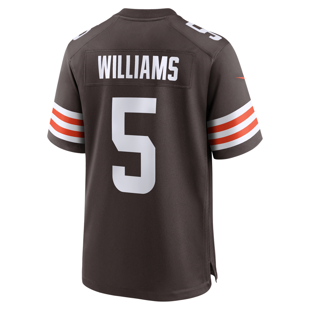 Men's Nike Cleveland Browns Quincy Williams Brown Team Game NFL Jersey