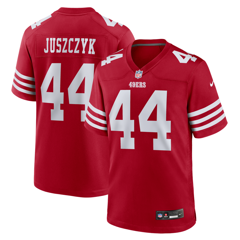 Men's Nike San Francisco 49ers Kyle Juszczyk Scarlet Player Game NFL Jersey