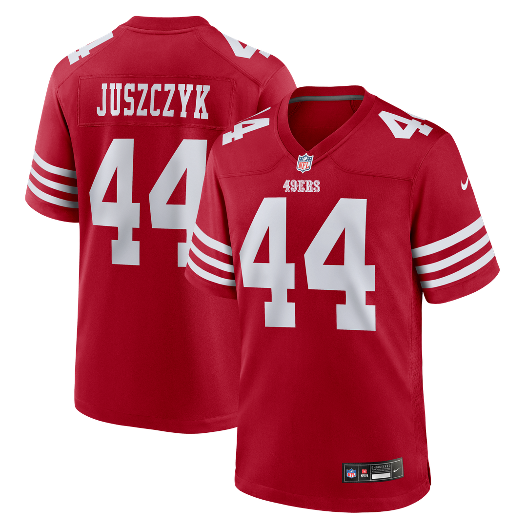 Men's Nike San Francisco 49ers Kyle Juszczyk Scarlet Player Game NFL Jersey
