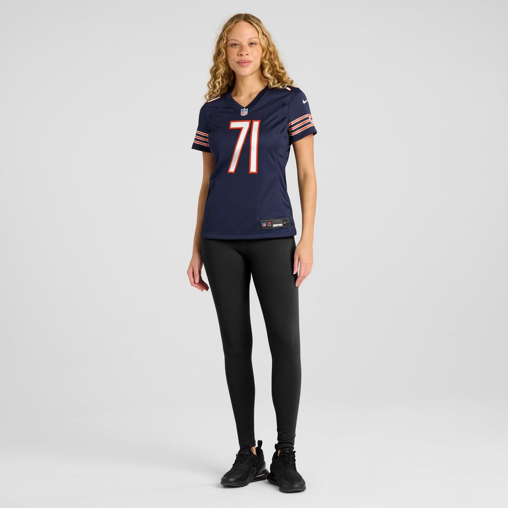 Women's Nike Chicago Bears Ryan Bates Navy Game NFL Jersey