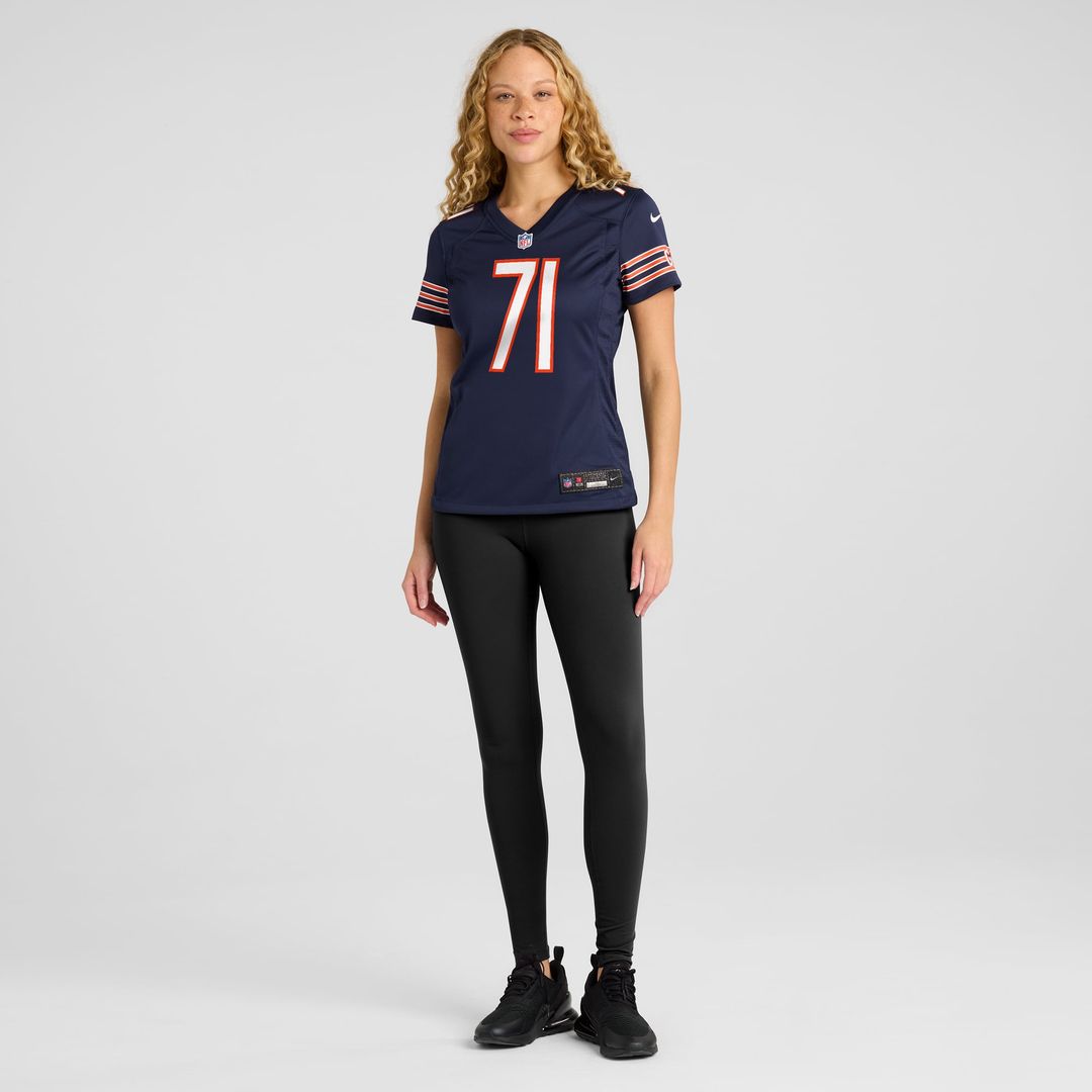 Women's Nike Chicago Bears Ryan Bates Navy Game NFL Jersey