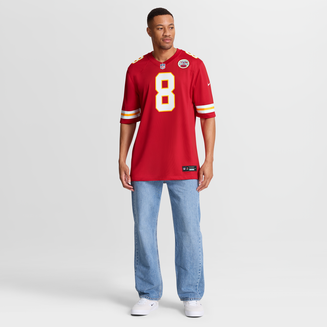 Men's Nike Kansas City Chiefs Kristian Fulton Red Team Game NFL Jersey