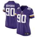 Women's Nike Minnesota Vikings Tyrion Ingram-Dawkins Purple Team Game NFL Jersey