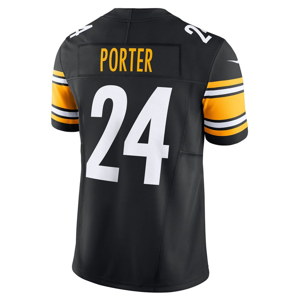 Men's Nike Pittsburgh Steelers Joey Porter Jr. White Vapor F.U.S.E. Limited NFL Jersey