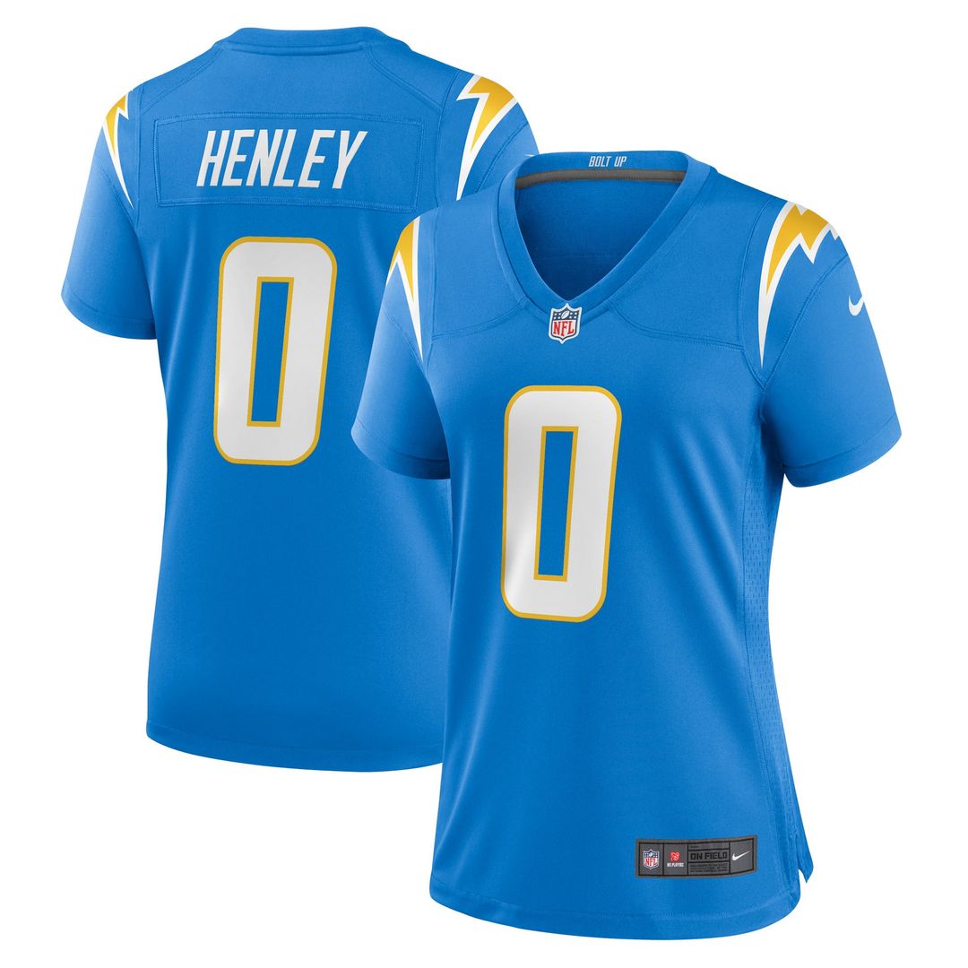 Women's Nike Los Angeles Chargers Daiyan Henley Powder Blue Team Game NFL Jersey
