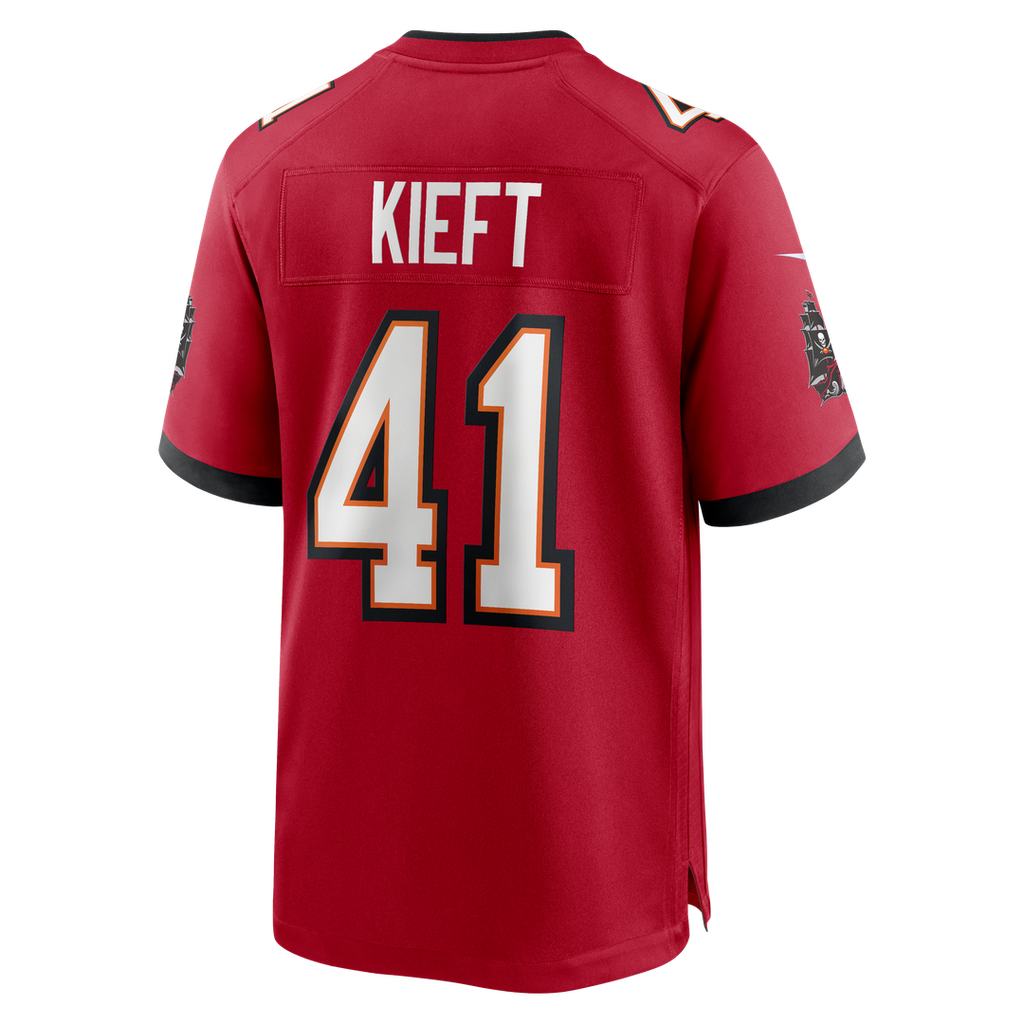 Men's Nike Tampa Bay Buccaneers Ko Kieft Red Game Player NFL Jersey