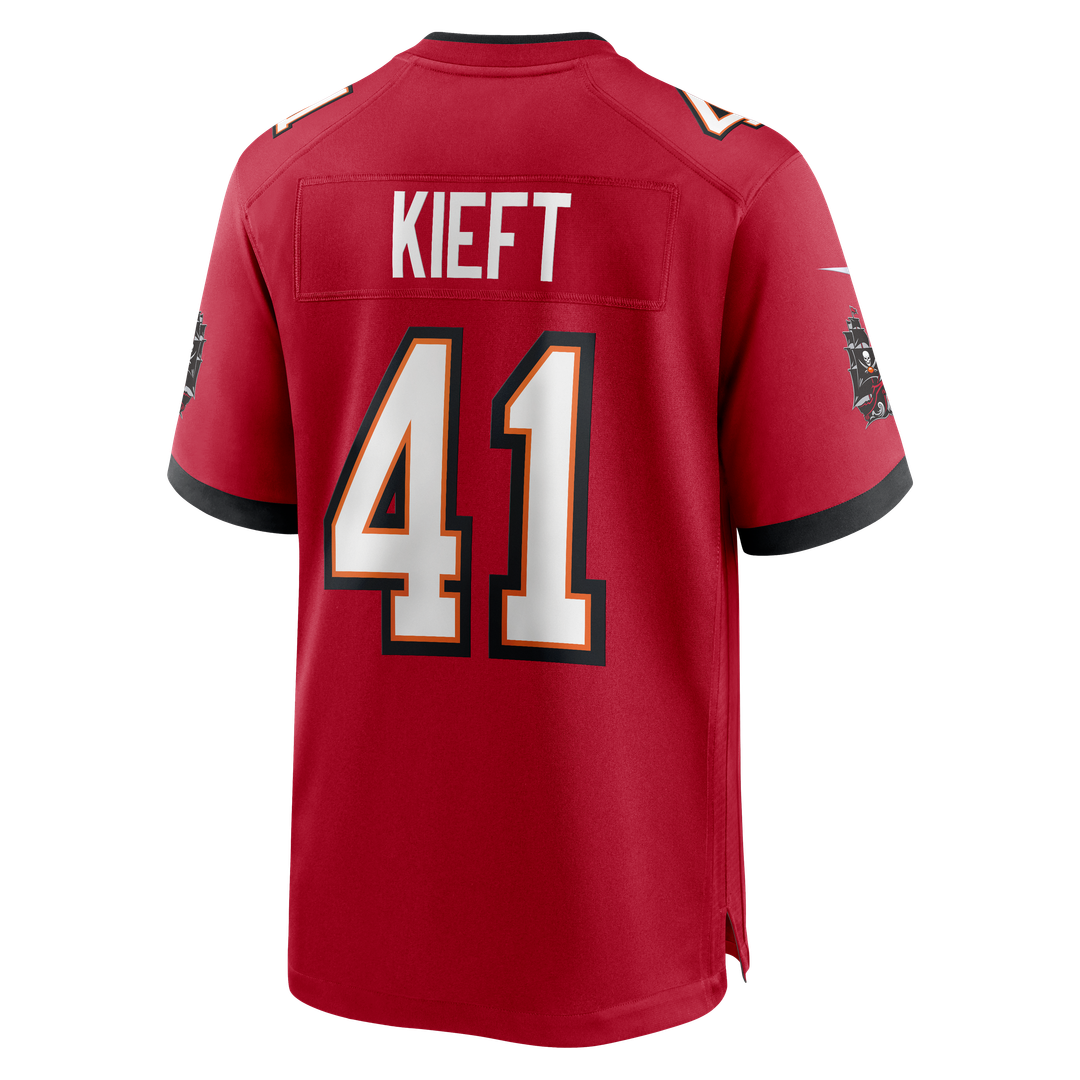 Men's Nike Tampa Bay Buccaneers Ko Kieft Red Game Player NFL Jersey