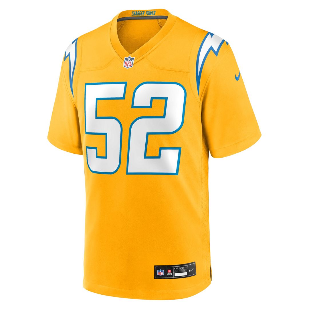 Men's Nike Los Angeles Chargers Khalil Mack Navy Alternate Super Chargers Game Player NFL Jersey