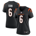 Women's Nike Cincinnati Bengals Bryan Cook Black Team Game NFL Jersey