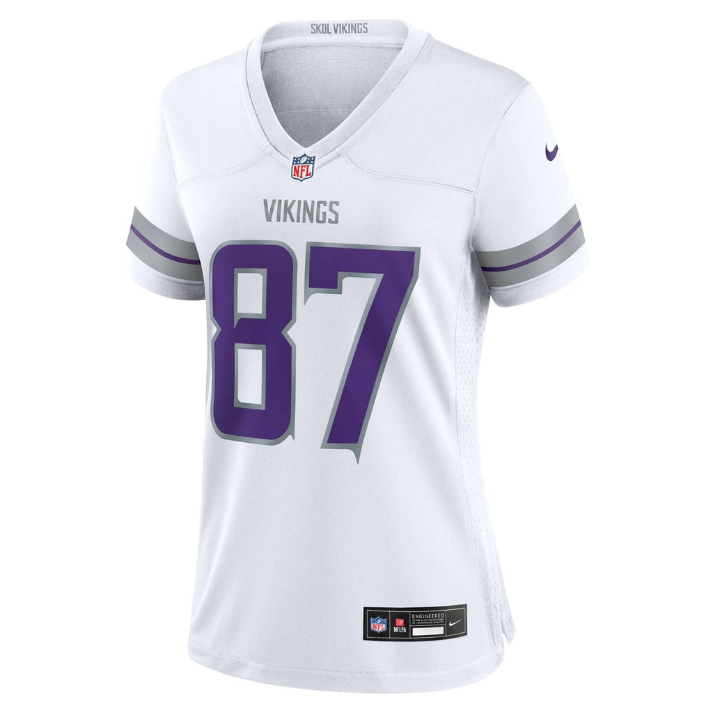 Women's Nike Minnesota Vikings T.J. Hockenson White Alternate Game Player NFL Jersey