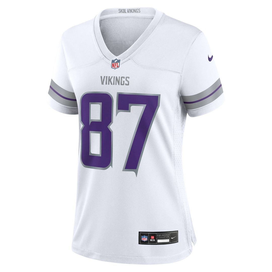 Women's Nike Minnesota Vikings T.J. Hockenson White Alternate Game Player NFL Jersey