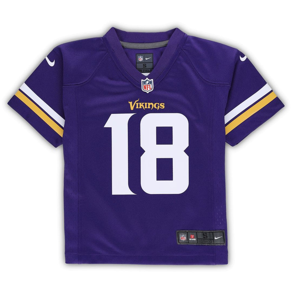 Preschool Nike Minnesota Vikings Justin Jefferson Purple Game NFL Jersey