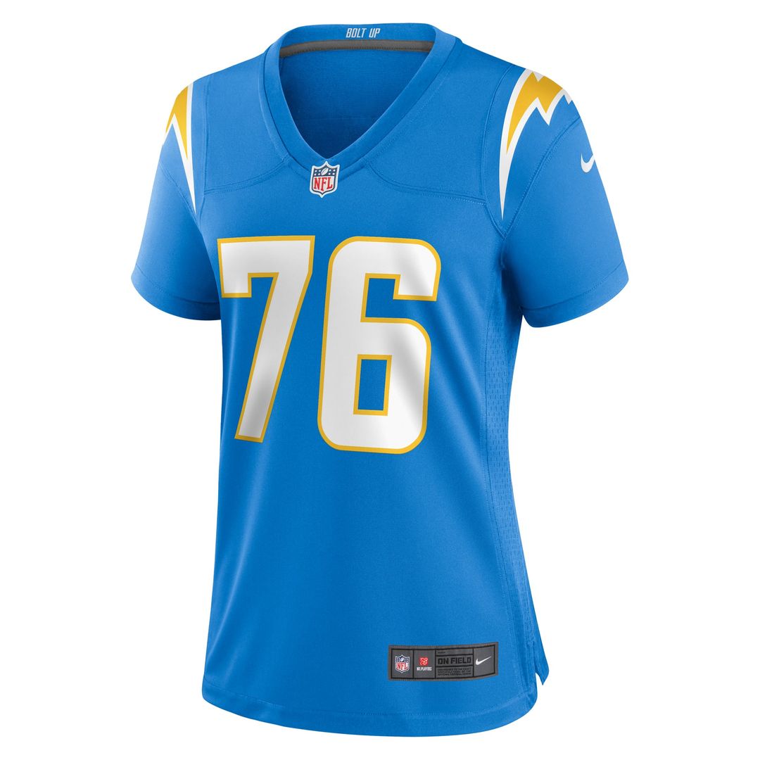 Women's Nike Los Angeles Chargers Joe Alt Powder Blue 2024 NFL Draft First Round Pick Player Game NFL Jersey
