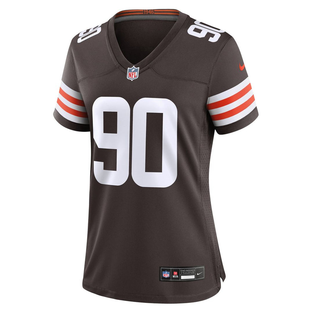 Women's Nike Cleveland Browns Maurice Hurst II Brown Game NFL Jersey