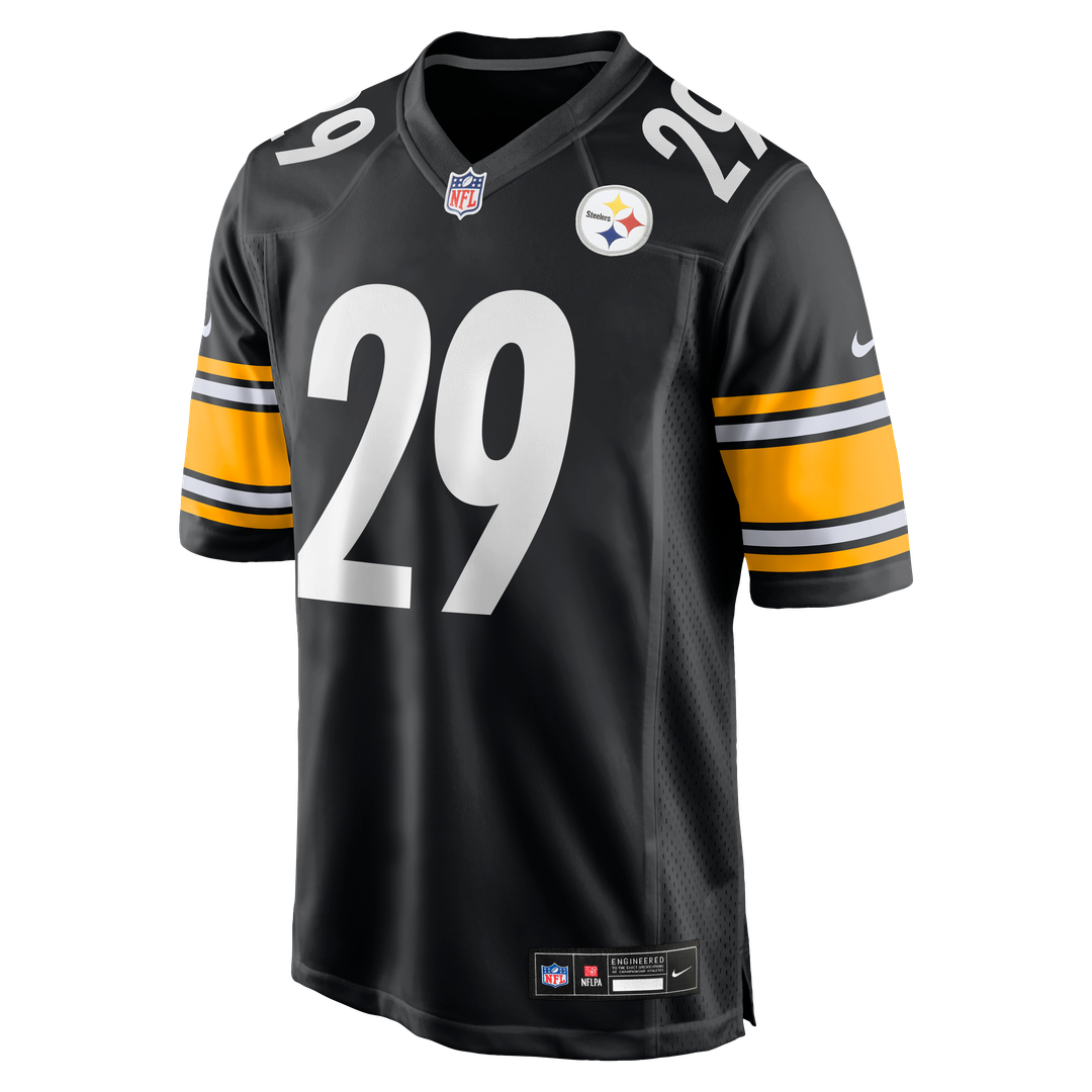 Men's Nike Pittsburgh Steelers Ryan Watts Black Game NFL Jersey