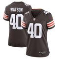 Women's Nike Cleveland Browns Nathaniel Watson Brown Game NFL Jersey