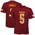 Youth Washington Commanders Jayden Daniels Burgundy Replica Player NFL Jersey