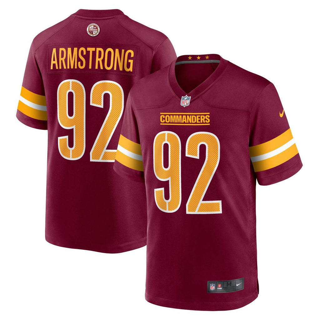 Men's Nike Washington Commanders Dorance Armstrong Burgundy Game NFL Jersey