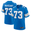 Men's Nike Detroit Lions Christian Mahogany Blue Team Game NFL Jersey