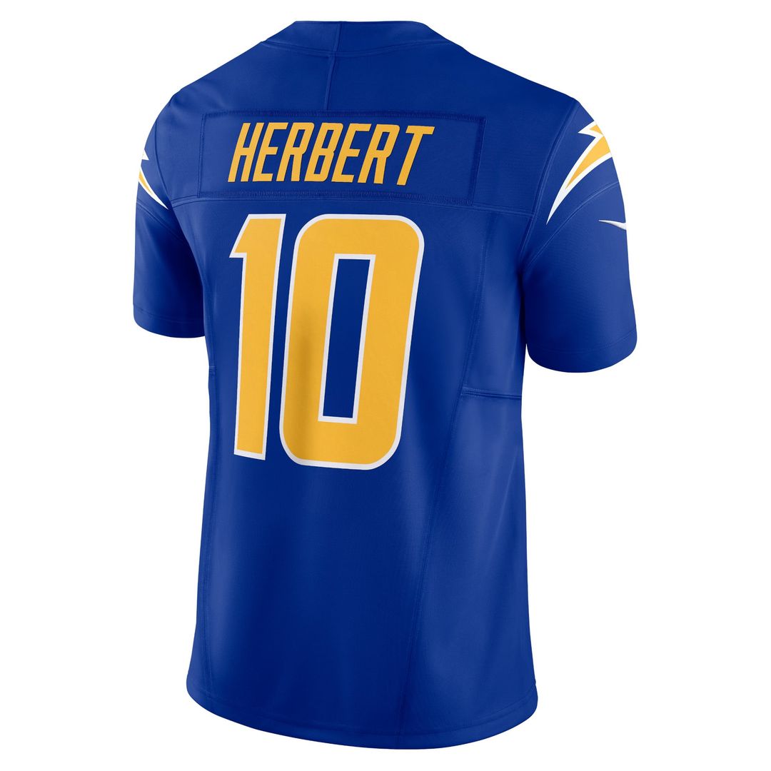 Men's Nike Los Angeles Chargers Justin Herbert Royal Vapor F.U.S.E. Limited NFL Jersey