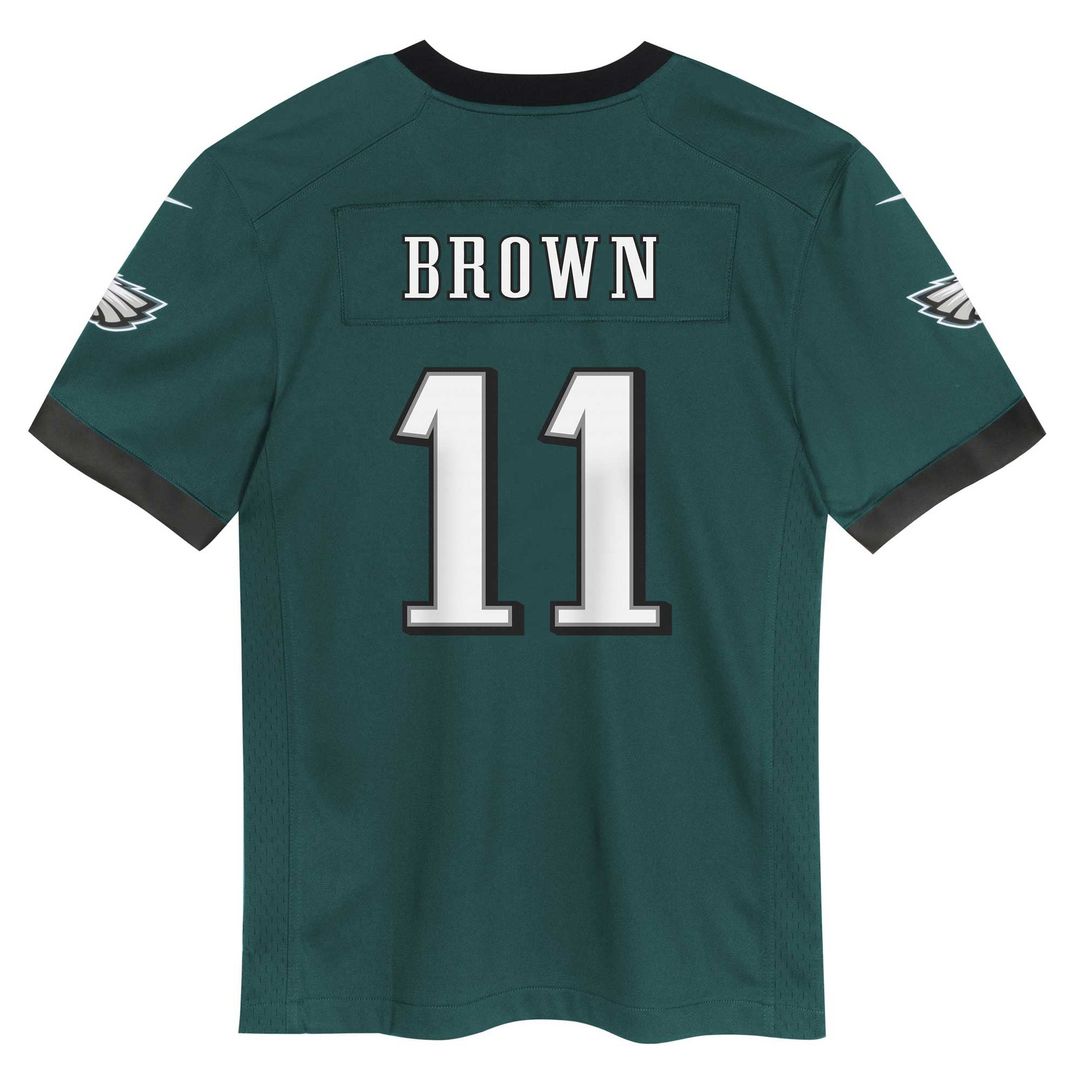 Infant Nike Philadelphia Eagles A.J. Brown Green Team Player Game NFL Jersey