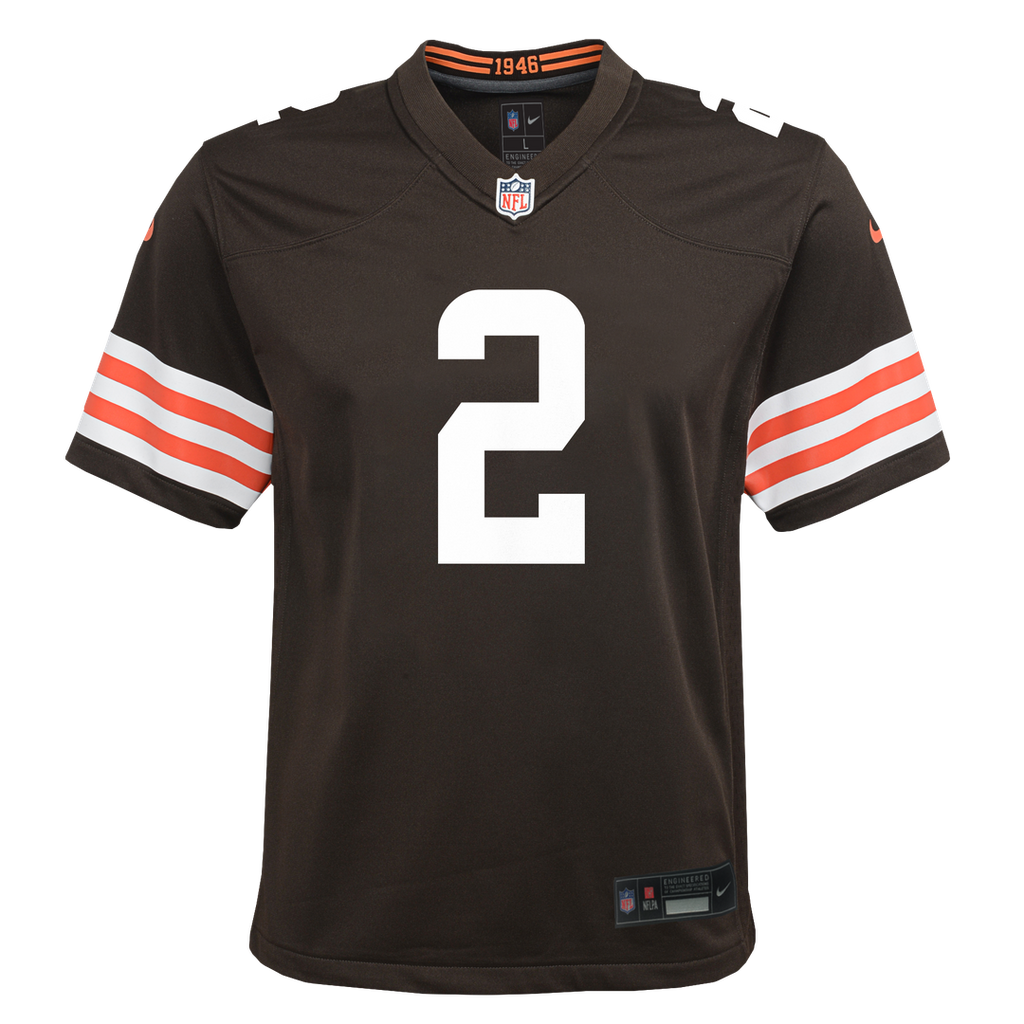 Youth Nike Cleveland Browns Shedeur Sanders Brown Game NFL Jersey