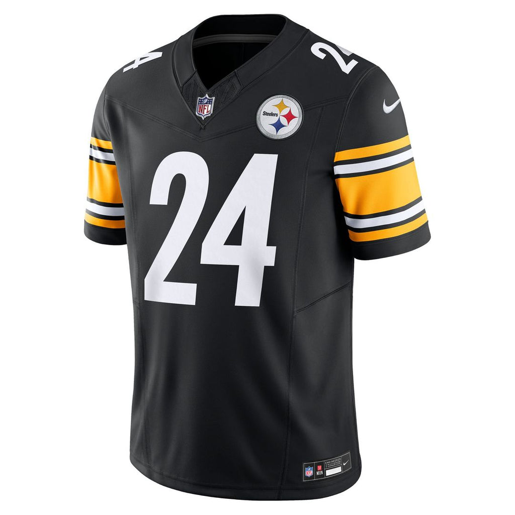 Men's Nike Pittsburgh Steelers Joey Porter Jr. Gold Alternate 1933 Throwback Vapor F.U.S.E. Limited NFL Jersey