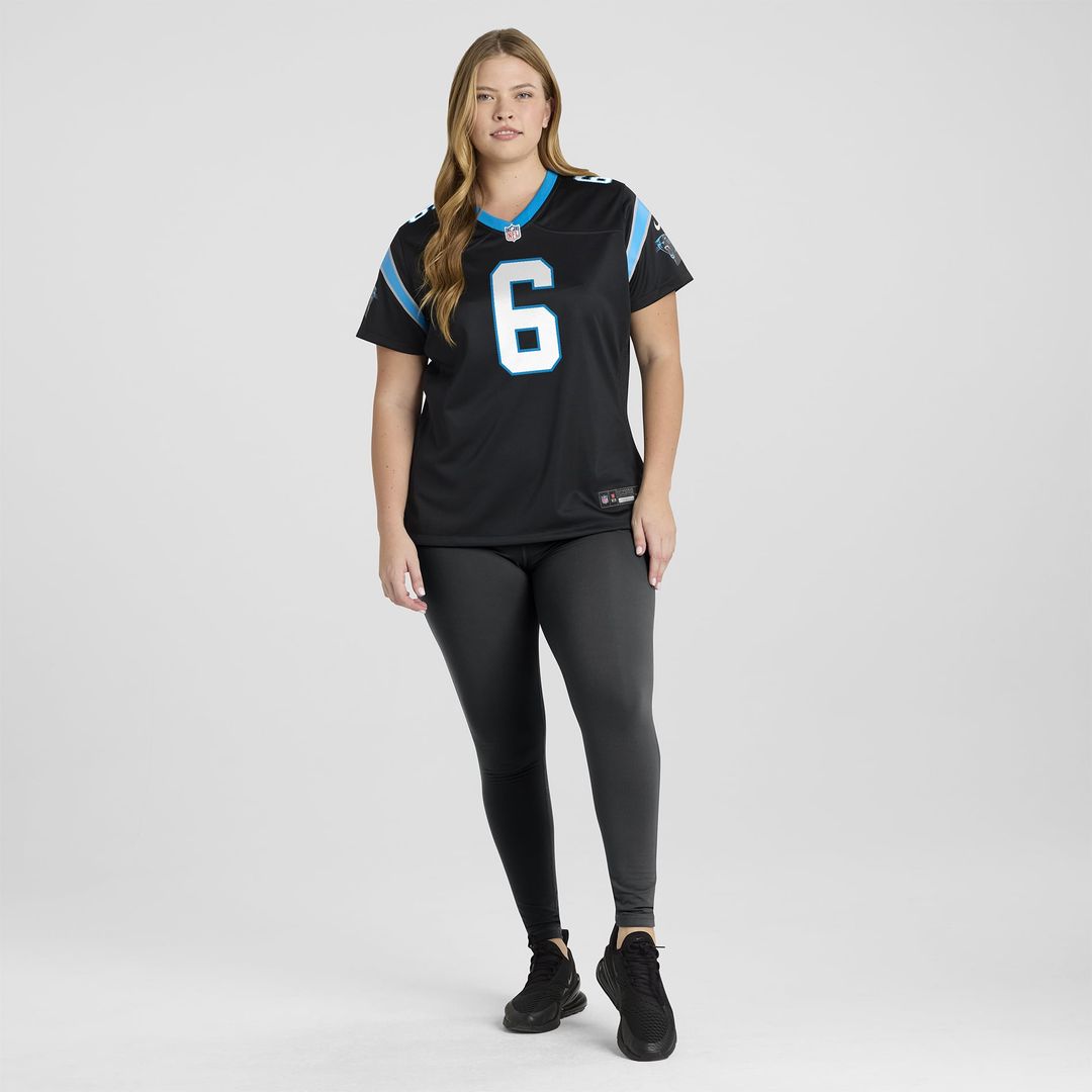 Women's Nike Carolina Panthers Sam Martin Black Team Game NFL Jersey