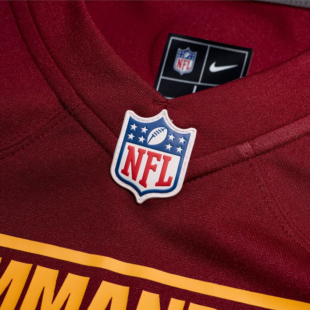 Men's Nike Washington Commanders Deatrich Wise Jr. Burgundy Team Game NFL Jersey