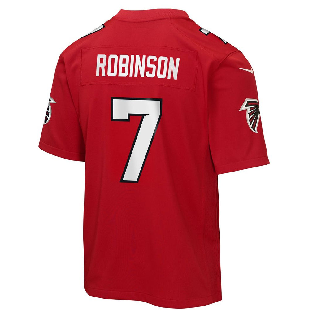 Youth Nike Atlanta Falcons Bijan Robinson White Game NFL Jersey