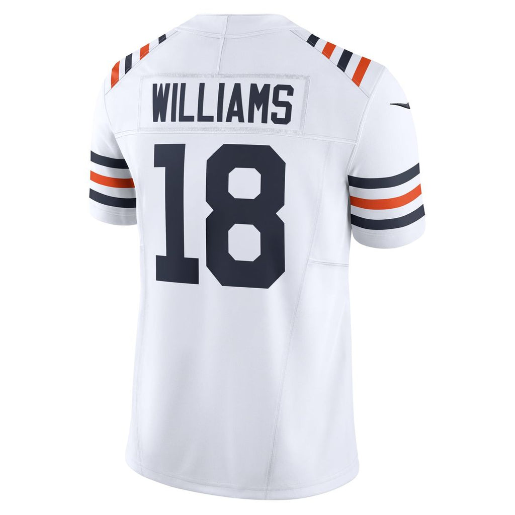 Men's Nike Chicago Bears Caleb Williams White Vapor F.U.S.E. Limited NFL Jersey
