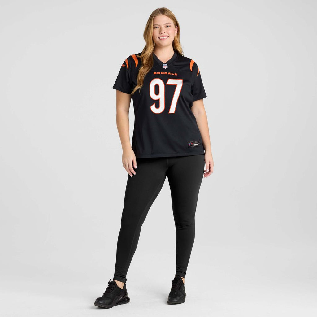 Women's Nike Cincinnati Bengals Shemar Stewart Black Team Game NFL Jersey