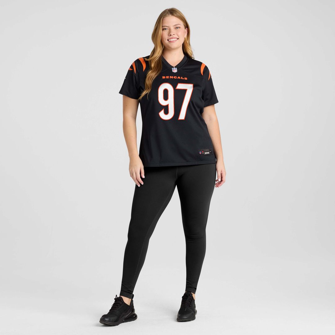 Women's Nike Cincinnati Bengals Shemar Stewart Black Team Game NFL Jersey