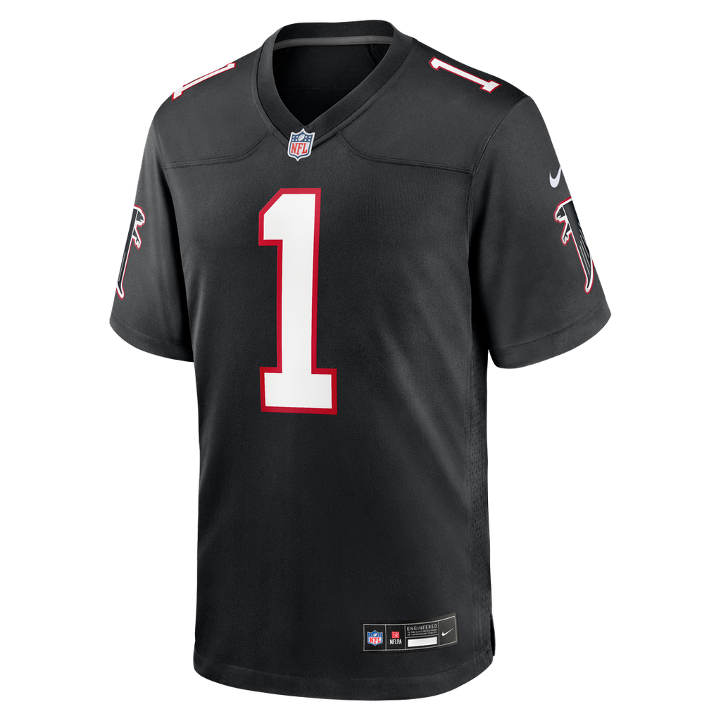 Men's Nike Atlanta Falcons Tua Tagovailoa Black Alternate Game NFL Jersey