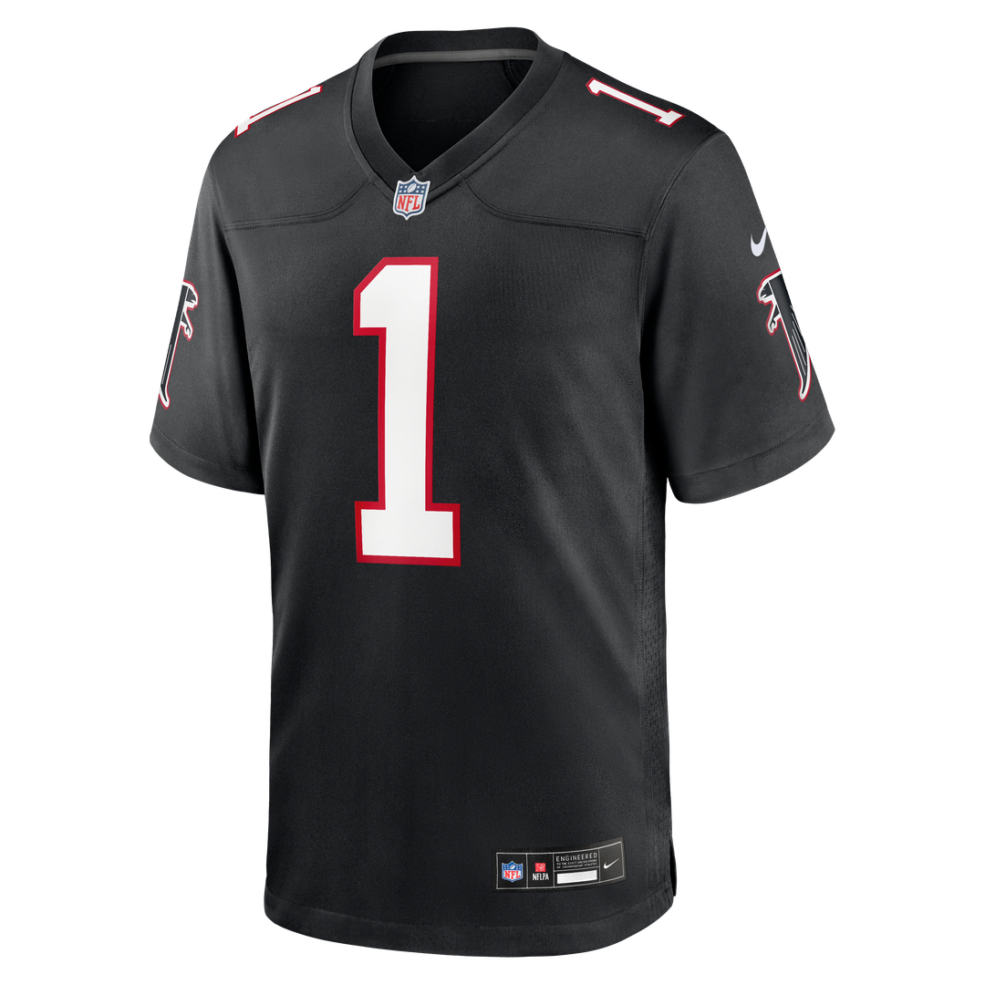 Men's Nike Atlanta Falcons Tua Tagovailoa Black Alternate Game NFL Jersey