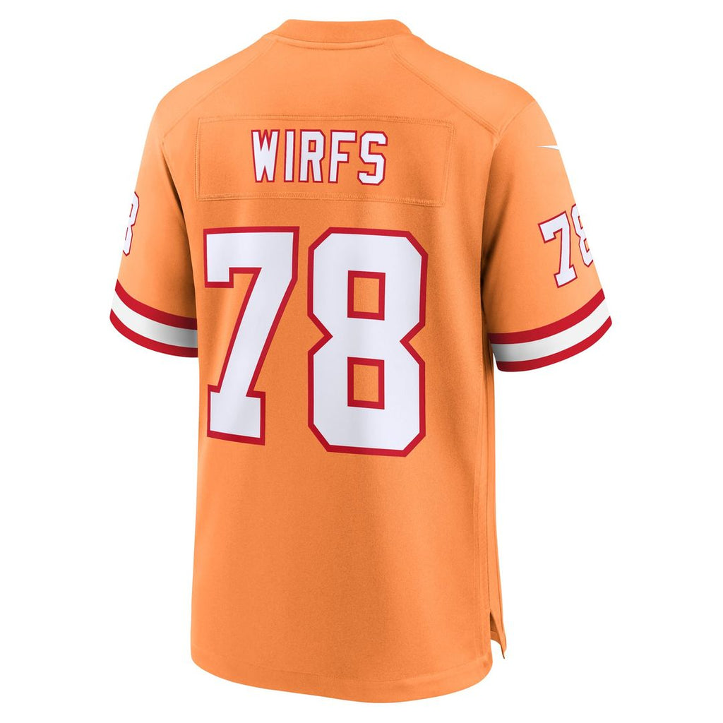 Men's Nike Tampa Bay Buccaneers Tristan Wirfs Red Player Game NFL Jersey