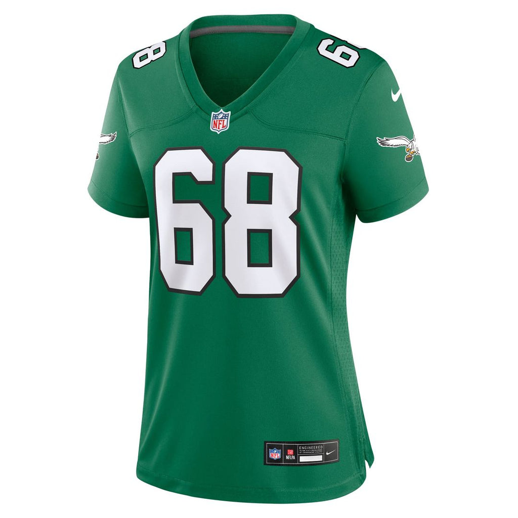 Women's Nike Philadelphia Eagles Jordan Mailata Midnight Green Team Game NFL Jersey