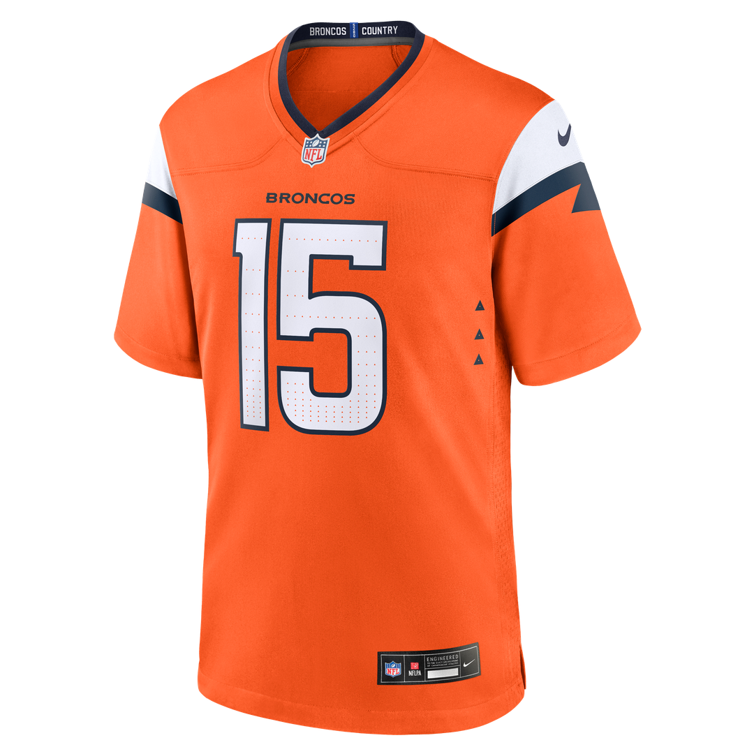 Men's Nike Denver Broncos Nik Bonitto Orange Team Game NFL Jersey