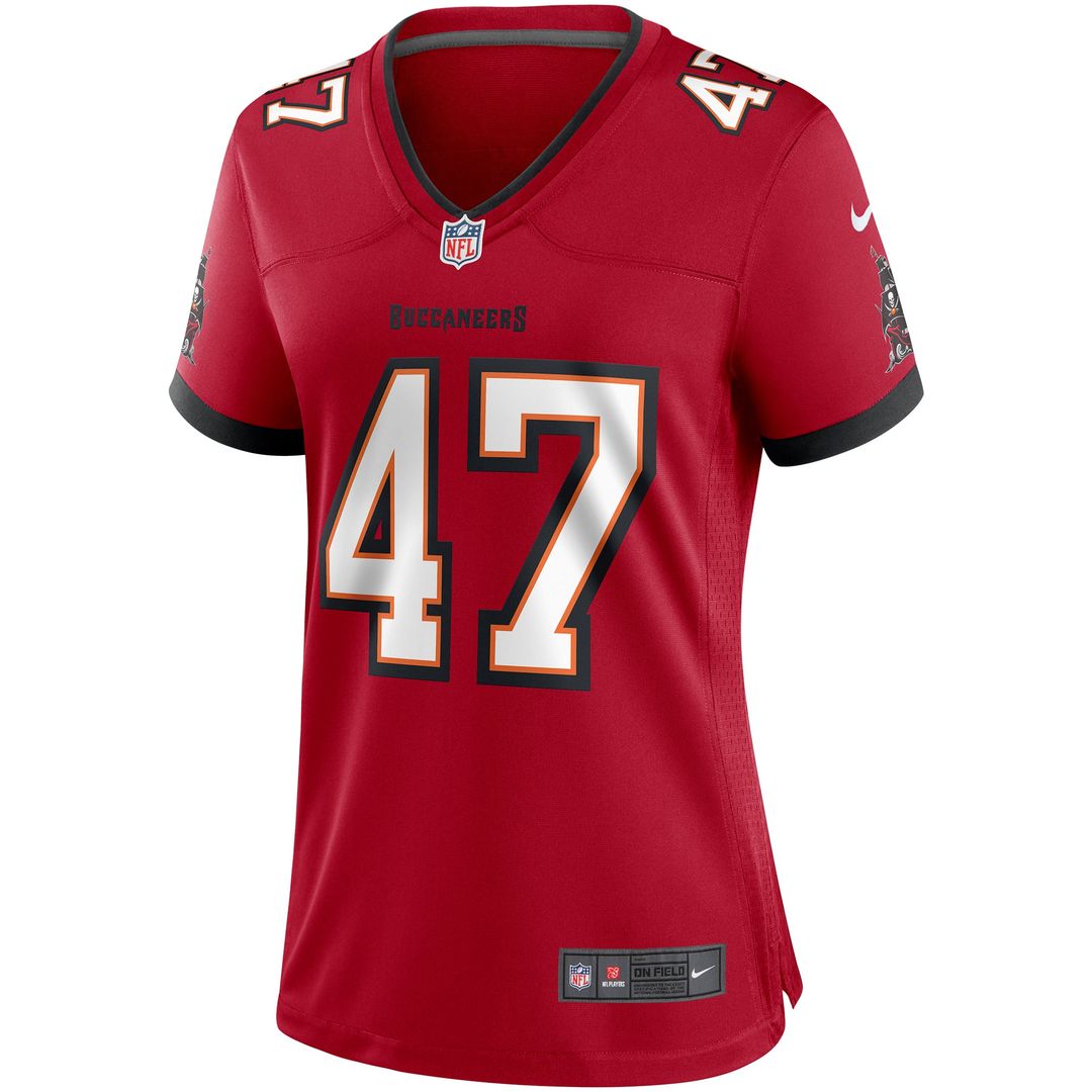 Women's Nike Tampa Bay Buccaneers John Lynch Red Game Retired Player NFL Jersey