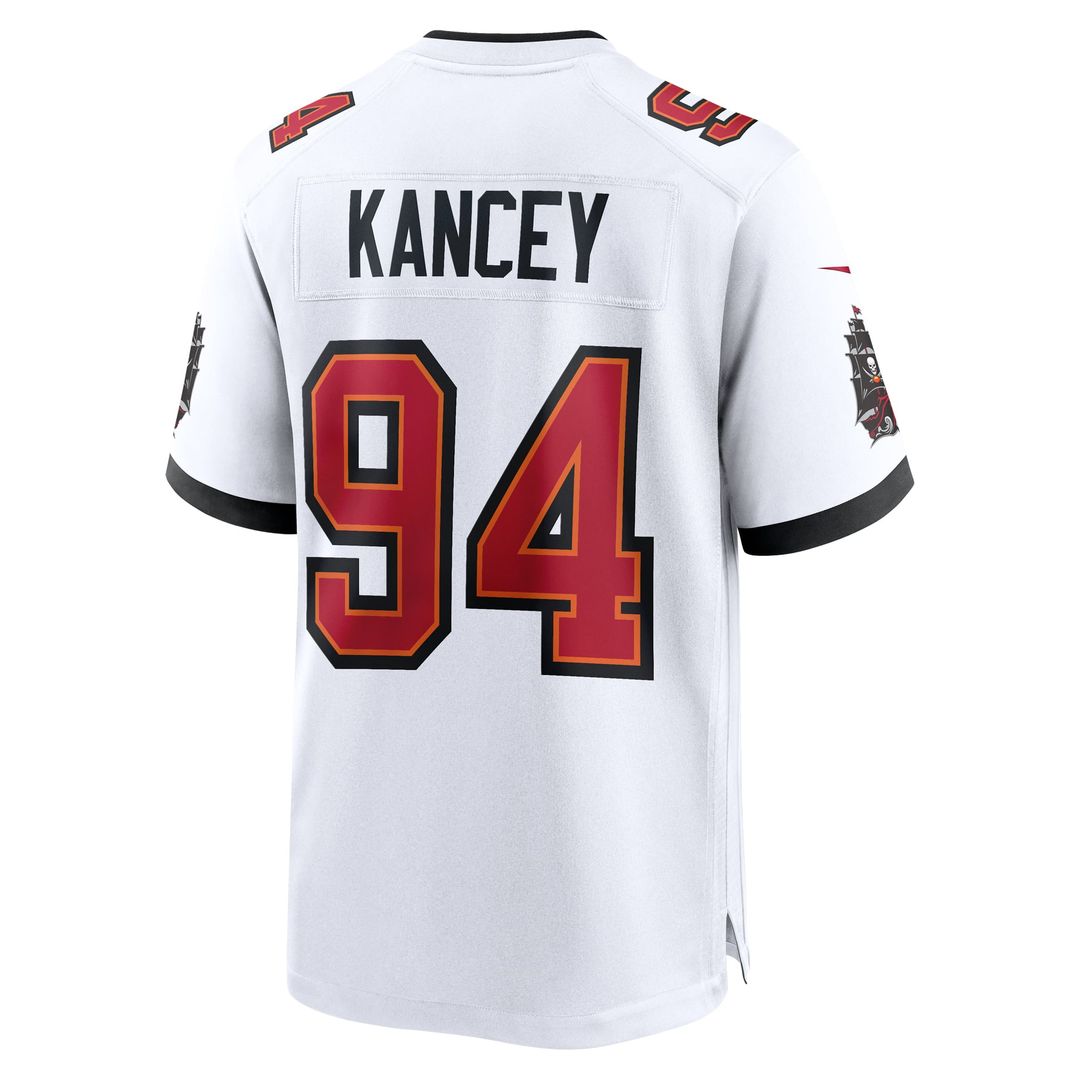 Men's Nike Tampa Bay Buccaneers Calijah Kancey Orange Alternate Game NFL Jersey