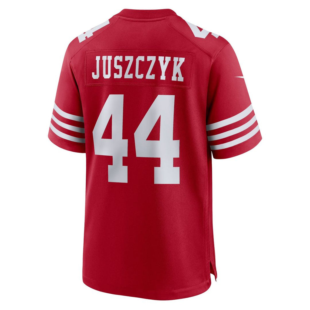 Men's Nike San Francisco 49ers Kyle Juszczyk Scarlet Player Game NFL Jersey