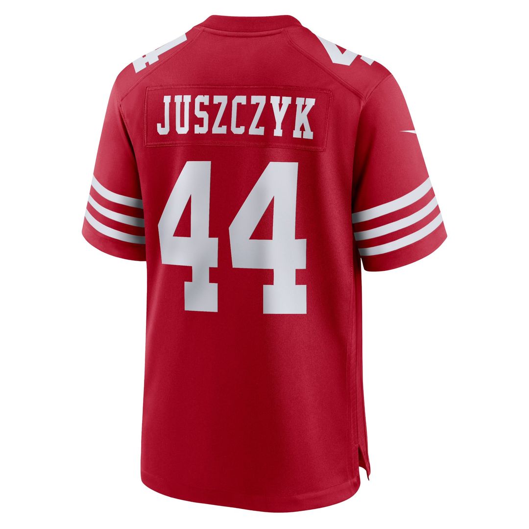 Men's Nike San Francisco 49ers Kyle Juszczyk Scarlet Player Game NFL Jersey