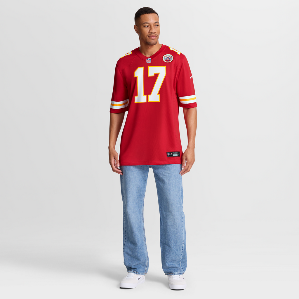 Men's Nike Kansas City Chiefs Richie James Red Game NFL Jersey